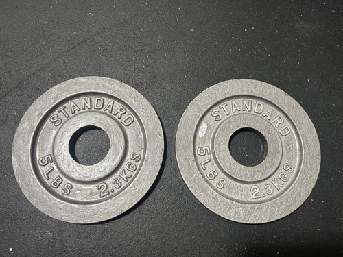 5lb olympic weights - 5lb, pair