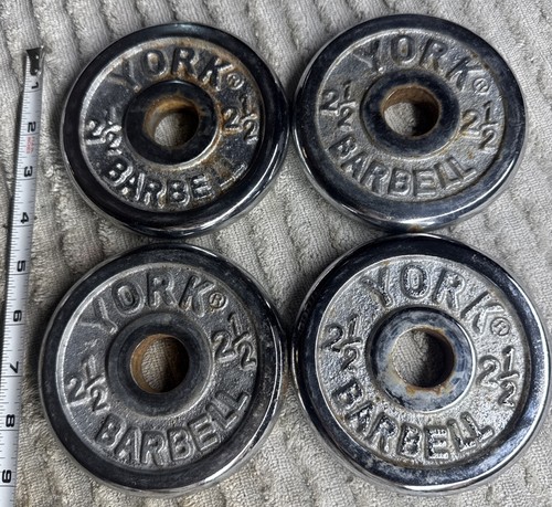 Chrome york barbell lb - 2.5,