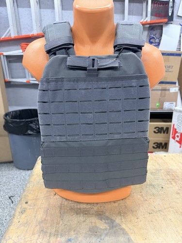 Gray weight vest plate carrier - vest,